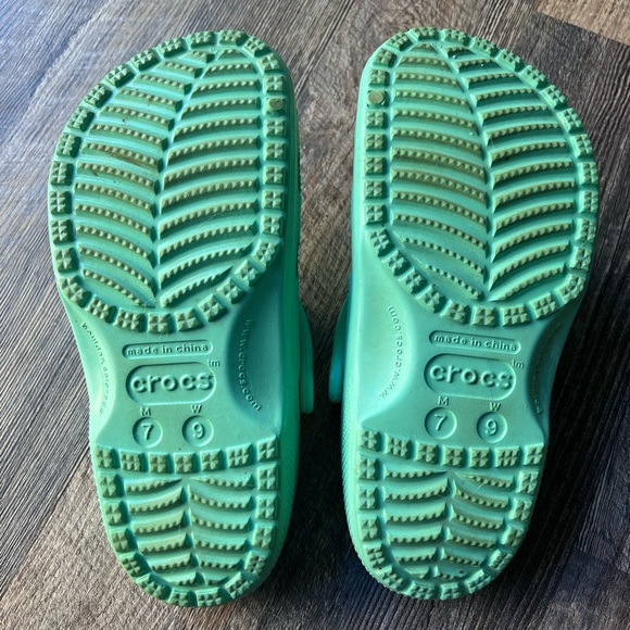 Mint Crocs - Size W 9 - Picture 6 of 6
